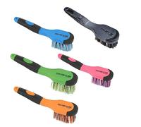 Shires Ezi-Groom Grip Bucket Brush - 1379, Burgundy, One Size