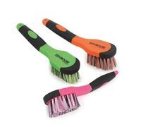 Shires Ezi-Groom Grip Bucket Brush - Lime