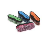 Shires 1484 Ezi-Groom Small Grip Dandy Brush Bright Blue