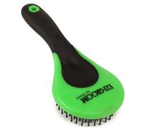 EZI-GROOM Lime Green Grip Mane and Tail Brush - One Size