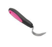 EZI-GROOM Black and Pink Grip Hoof Pick - One Size