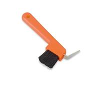 Shires Ezi-Groom Hoof Pick/brush - Orange