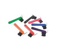 EZI-GROOM Red Hoof Pick/Brush - One Size