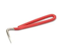 EZI-GROOM Red Pear Shaped Hoof Pick - One Size