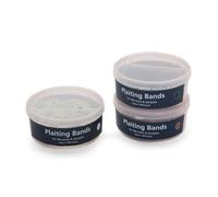 Shires Ezi-Groom Plaiting Bands - Tub - White