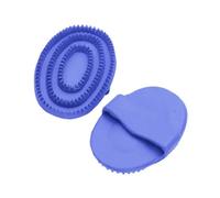 EZI-GROOM Blue Rubber Curry Comb - Large