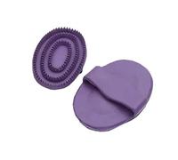 EZI-GROOM Purple Rubber Curry Comb - Purple - Large