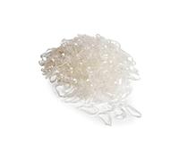 EZI-GROOM Clear Silicone Plaiting Bands - One Size