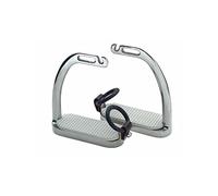 Shires Fillis Peacock Stirrups in Grey, Size 4.5", Stainless Steel | Charlies