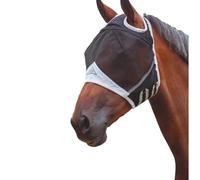 Flyguard Pro Fine Fly Mask with Ears Holes - Extra Full · Black