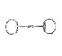 Shires Flat Ring Eggbutt with Lozenge - Steel - 5.5
