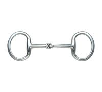 Shires Flat Ring Jointed Eggbutt - Steel - 3.5