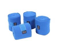 Shires Fleece Horse Bandages (Pack Of 4) Royal Blue (11Cm X 3M)