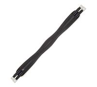 Shires Fleece Lined Contour Girth Black - Black · 150cm (60")