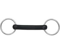 Shires Flexible Rubber Mouth Snaffle - Horse Bridle Bits - Size: 5 inch