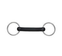 Shires Flexible Rubber Mouth Snaffle - Horse Bridle Bits - Size: 6 inch