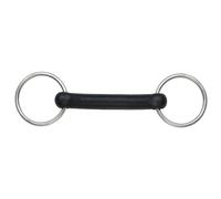 Shires Flexible Rubber Mouth Snaffle - Horse Bridle Bits - Size: 5 inch