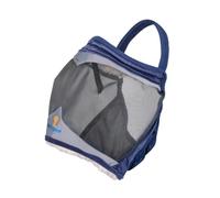 Shires FlyGuard Pro Fine Mesh Earless Fly Mask - Pony Size | Lightweight Polyester Fly & Insect Protection | Breathable Fine Mesh for Turnout, Grazing & Stable Use | Navy Colour
