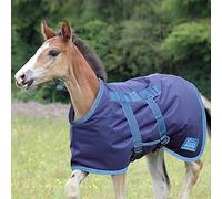 Tempest Original Foal Turnout Rug Navy Turquoise - 33 Inches
