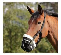Shires Free Graze Deluxe Comfort Grazing Muzzle Black - PONY