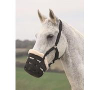 Shires Freegraze Deluxe Nylon Horse Pony Grass Grazing Muzzle Fleece Comfort