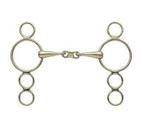 Shires 3 Ring Dutch Gag French Link Bit - 5.0"