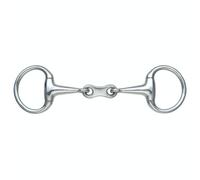 Shires French Link Horse Eggbutt Snaffle Bit Silver (5In)