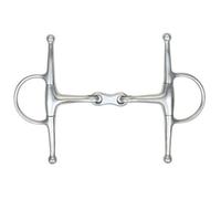 Shires French Link Horse Full Cheek Snaffle Bit Silver (6In)
