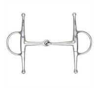 Shires Full Cheek Eggbutt Snaffle - Steel - 5