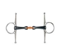 Shires Full Cheek Lozenge Sweet Iron Bit - Black Sweet Iron - 6