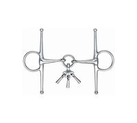 Shires Equestrian - Full Cheek Snaffle With Keys - S/steel - Size: 41/2
