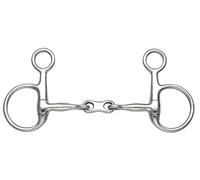 Shires Hanging Cheek French Link Snaffle - Steel - 6