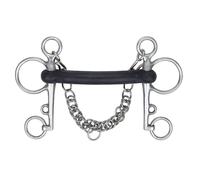 Shires Hard Rubber Horse Pelham Bit ER817