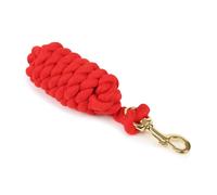 Shires Headcollar Lead Rope With Trigger Clip - Red