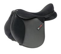 Shires HI-LITE Elite Gymkhana Pony Saddle-Black 14" Wide
