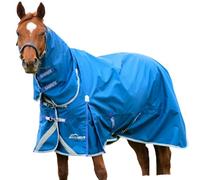 Shires Highlander Original 200 Combo Neck Horse Turnout Rug Blue (6 6")