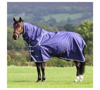 Shires Highlander Original Lite Turnout Rug and Neck Navy - 6'9"
