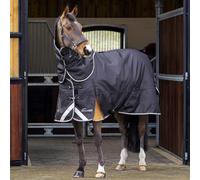 Highlander Plus 200 Turn Out Rug and Neck Set for Horses Black - 5'9"