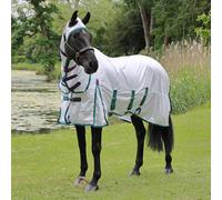 Shires Highlander Plus Combo Fly Rug - Horse Blanket - White - Size: 6ft 3inch