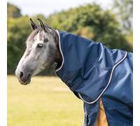 Shires Highlander Plus Lite Turnout Rug Neck Cover for Horses Navy - Extra Large