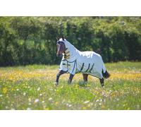 Shires Highlander Plus Sweet-itch Combo Rug - White - 5'0"