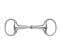 Shires Hollow Mouth Eggbutt - Steel - 5.5