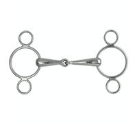 Shires Hollow Mouth Horse 2 Ring Gag Bit ER731