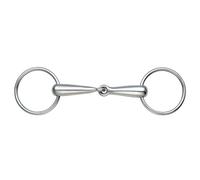 Shires Hollow Mouth Loose Ring Snaffle - Steel - 5