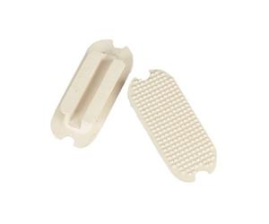 Shires Horse Fillis Stirrup Treads (Pack Of 2) White (4.5In)