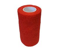 Shires Horses Cohesive Bandages (Pack Of 12) Red (2M X 10Cm)