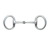 Shires Jointed Horse Eggbutt Snaffle Bit Silver (3.5In)