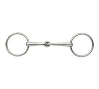 Shires Jointed Horse Loose Ring Snaffle Bit ER450