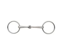 Shires Jointed Mouth Loose Ring Snaffle Bit - 5"