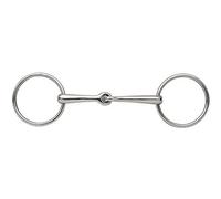 Shires Jointed Mouth Snaffle - Steel - 5